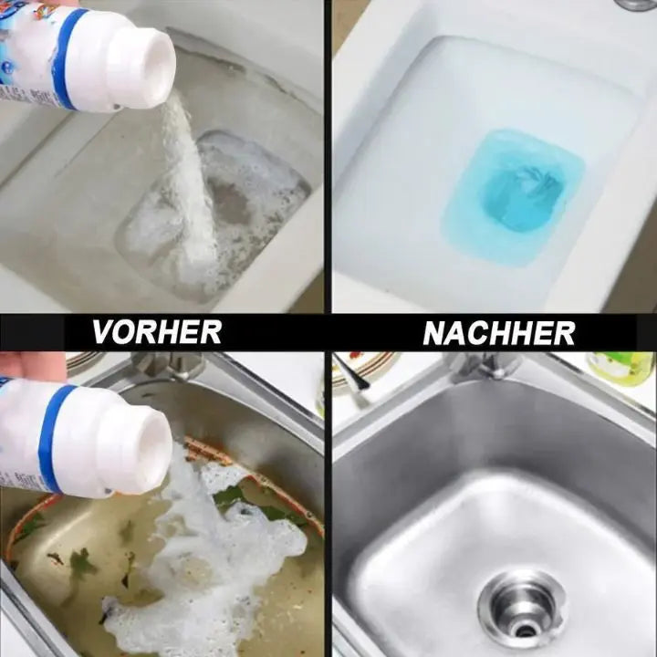 Powerful Drain Cleaner – Removes Grease, Hair & Clogs