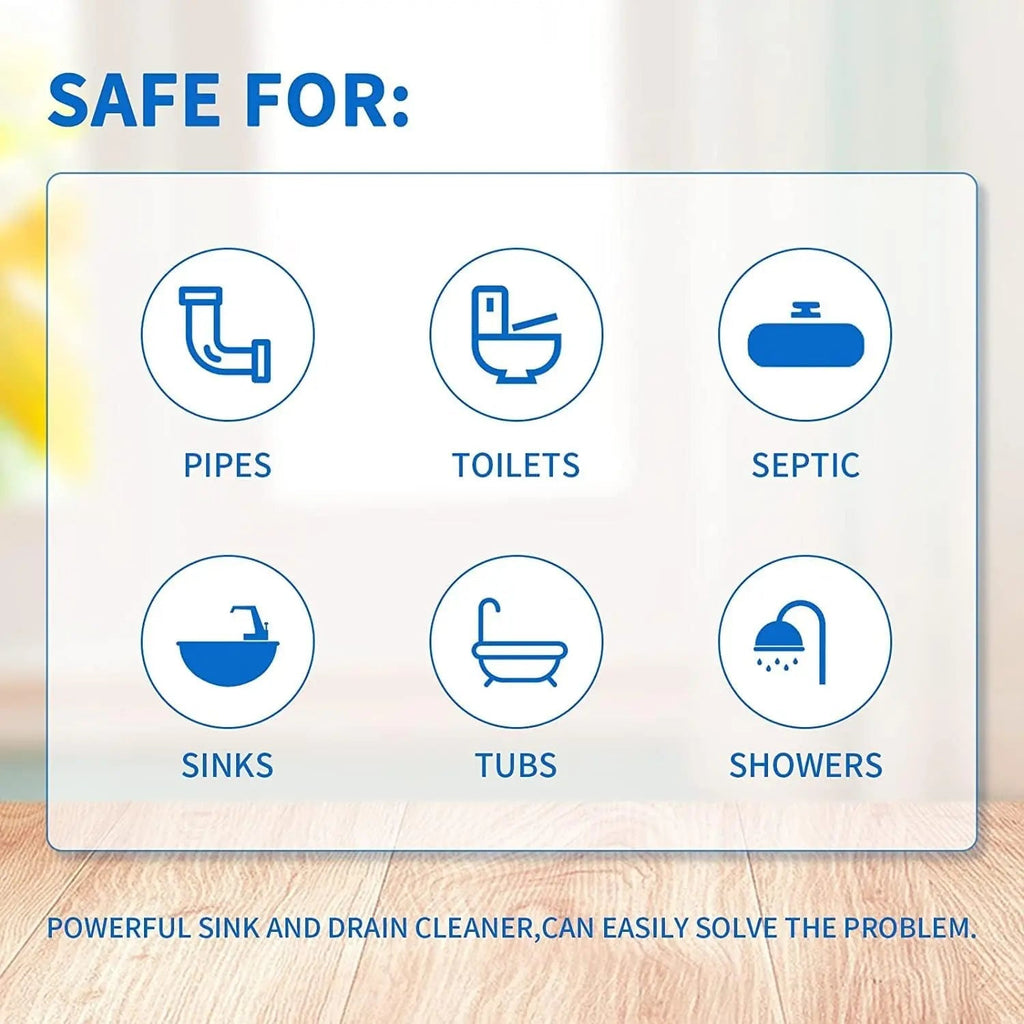 Powerful drain cleaner against stubborn blockages