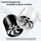 Powerful extractor fan for fresh air