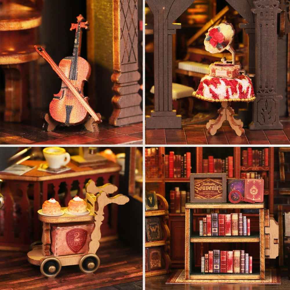 Letter Coffee DIY Mini House Kit l DIY Miniature Kit