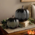 Autumn Pumpkin LED Light | Star Design | 6-Hour Timer | Warm Cozy Glow