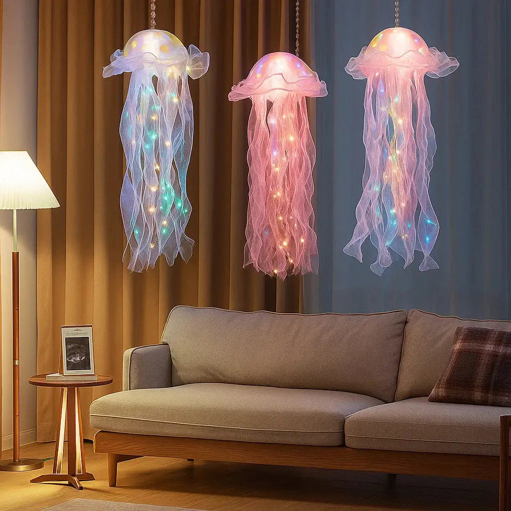 Glowing Jellyfish Decorative Light for Atmospheric Ambiance