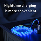 Illuminated 540° Redatable data cable – High quality & fast charging