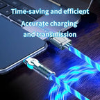 Illuminated 540° Redatable data cable – High quality & fast charging