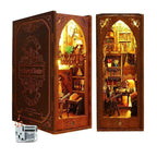 Library of Books DIY Book Nook Kit with Music Box