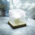 LED Table Lamp with Water Wave Effect
