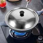 Stainless Steel Lid for Versatile Kitchen Use and Perfect Cooking
