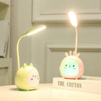 Eye-friendly children's reading lamp with USB night light