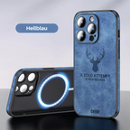 Deer - Luxury Leather iPhone Case with Stylish Design and Shockproof Protection
