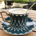 Square A Retro-Pattern Coffee Mug