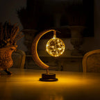 LED Lunar Lamp - Enchanted Moon Night Light for Bedroom, Nursery & Home Decor