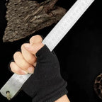 Ruler made of hardened steel – used as an emergency tool