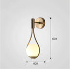 LumaNord Minimalist Nordic LED Wall Light – Modern Industrial Design in Black or Gold