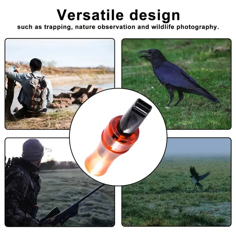Crow Decoy Whistle for Hunting, Nature & Training – Realistic Sound from the Pocket