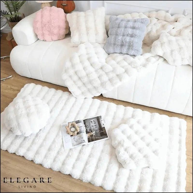 Lorvi | Plush Rug Flower