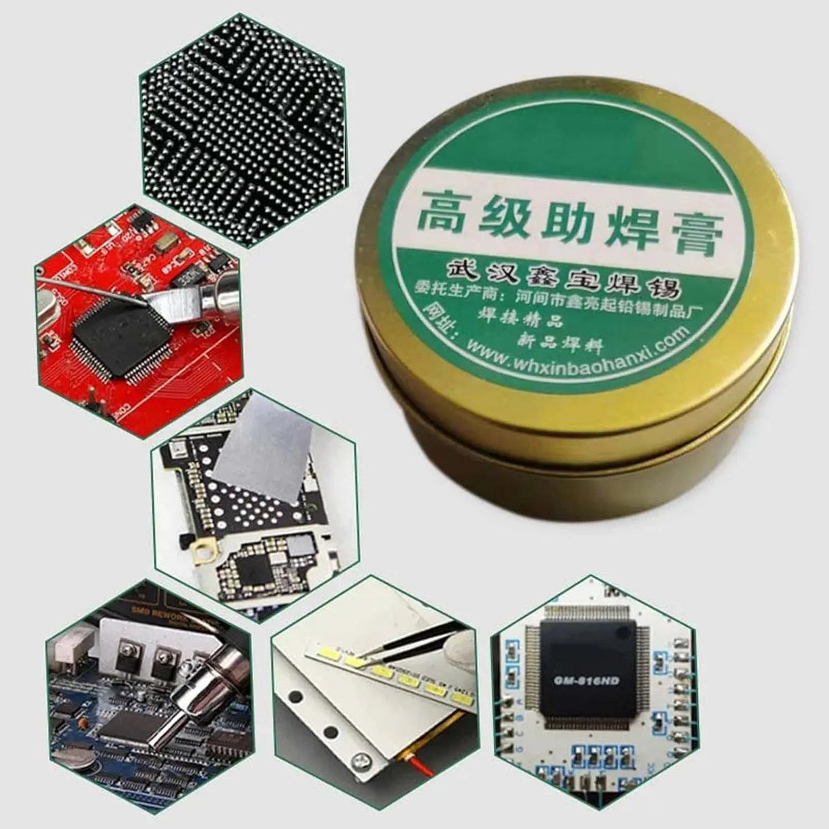 Soldering Flux Paste for Precise Connections