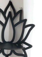 LotusCrystal Crystal Corner – Elegant Wood Design with Spiritual Meaning – 23x29 cm