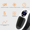 Electric heater with thermostat - Energy-efficient room heating, fast heating function, ideal for indoor use, overheat protection, compact and portable