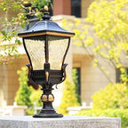 LumaLux Solar Outdoor Lantern | Weatherproof | Solar Powered | Garden Lighting for Terrace and Entry Area