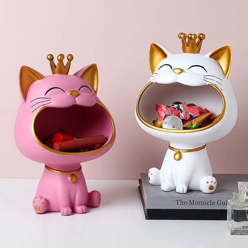 Happy Cat Storage Sculpture