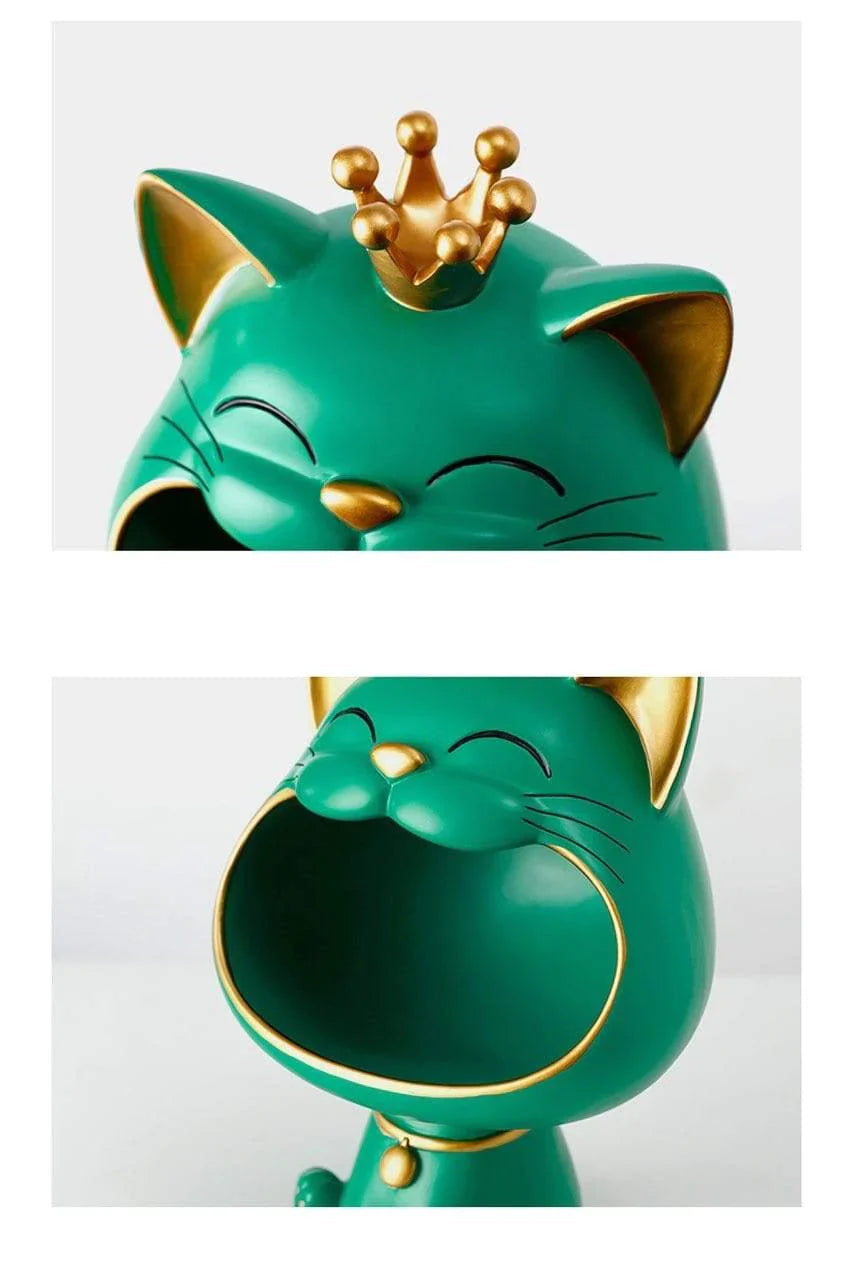 Happy Cat Storage Sculpture