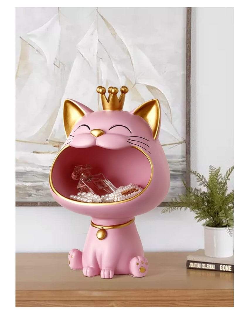 Happy Cat Storage Sculpture