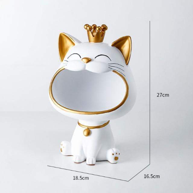 Happy Cat Storage Sculpture