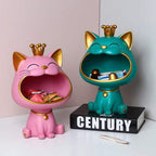 Happy Cat Storage Sculpture