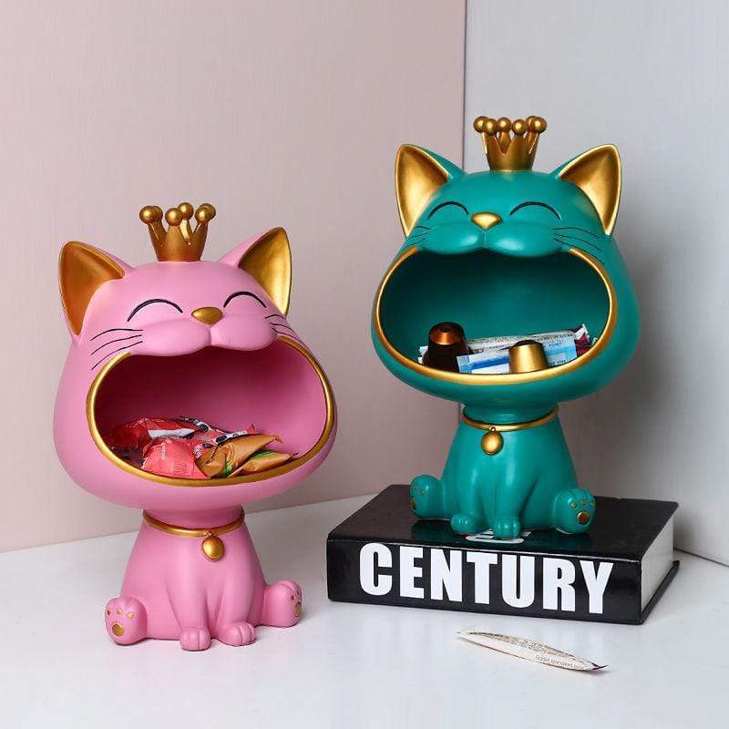 Happy Cat Storage Sculpture