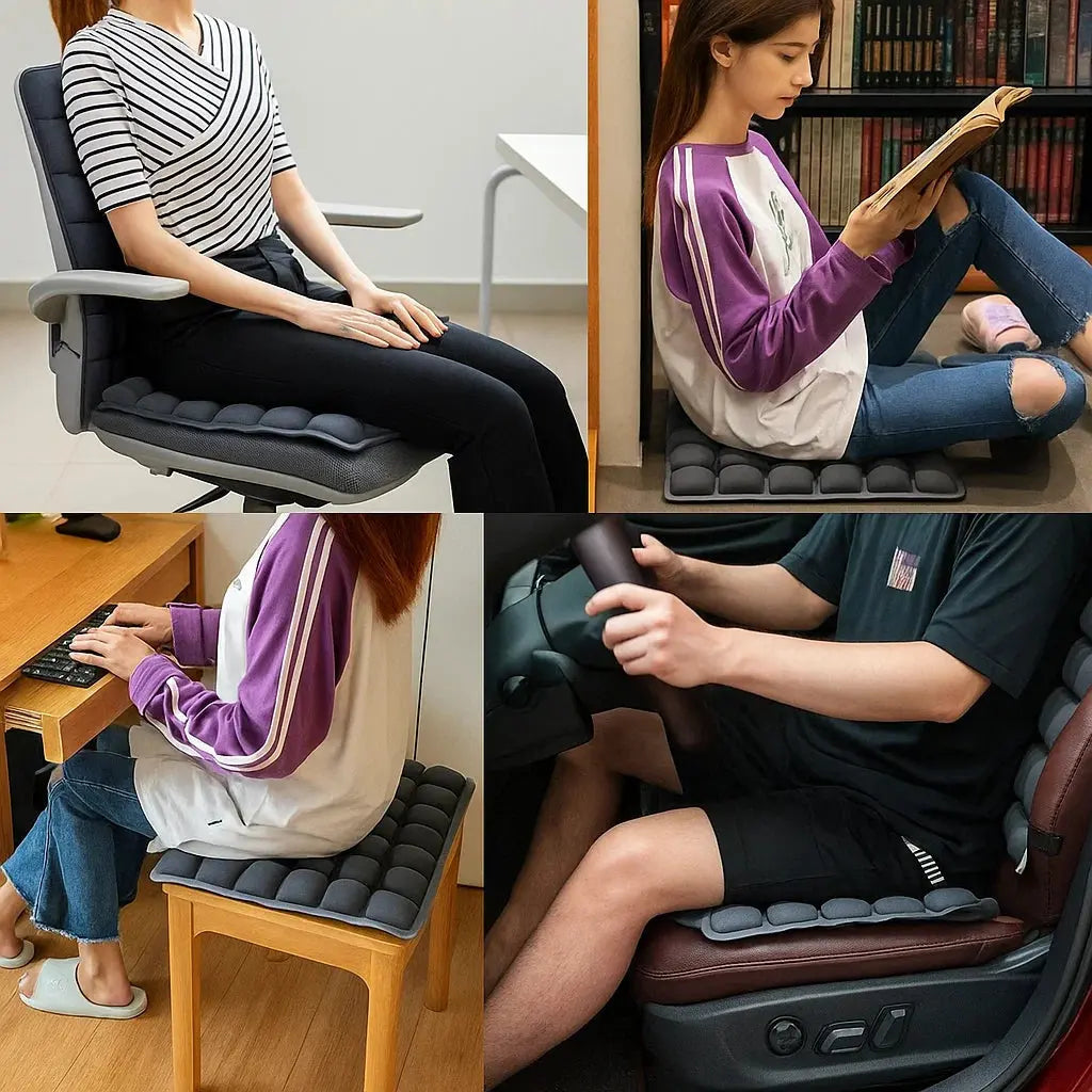 Air seat cushion with cells – Comfortable sitting anywhere