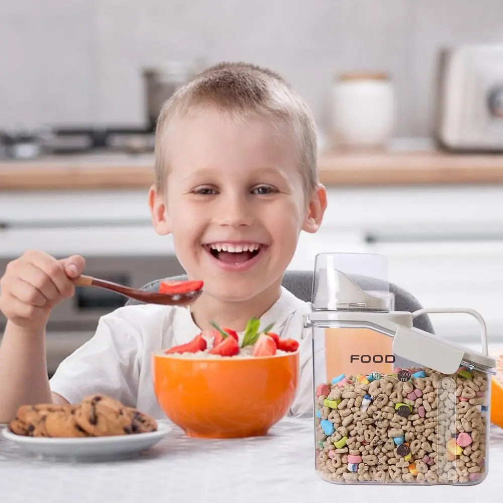 Airtight storage container – With spout & carrying handle
