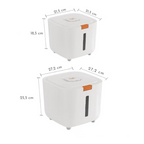 Air-tight pet food container for dry food