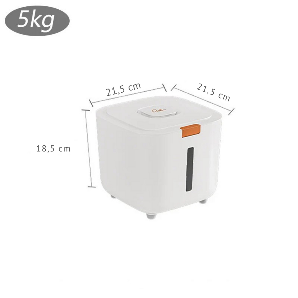 Air-tight pet food container for dry food