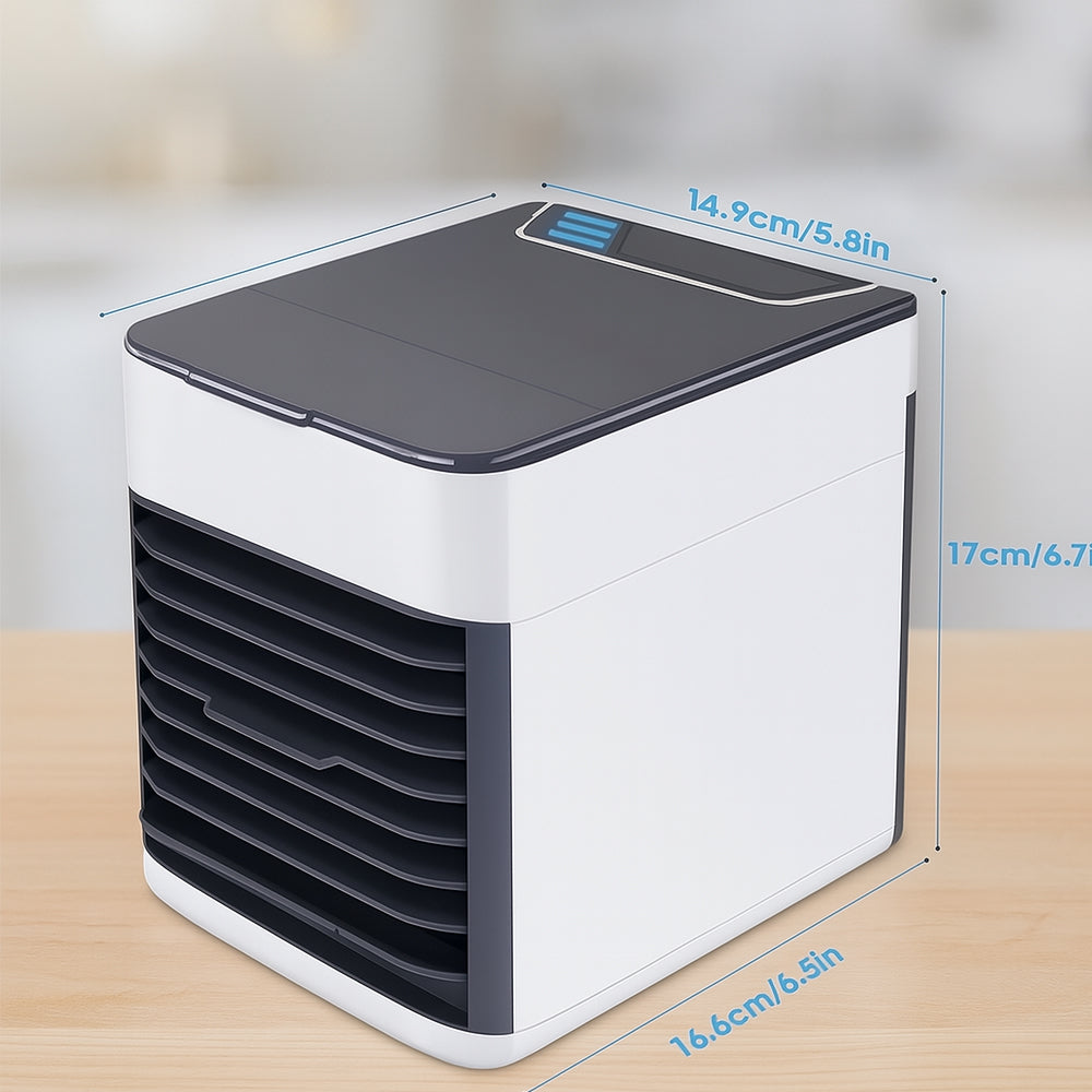 KoelBreeze Mini Air Cooler – Portable USB Air Cooler with 3-in-1 Function and LED
