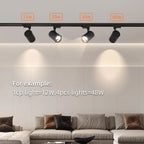 Energy-efficient spotlight with adjustable beam angle