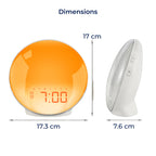 LumiRise | Sunrise Alarm Clock – Natural Wake-Up Light – Ambient Lighting – Ideal for Dark Mornings