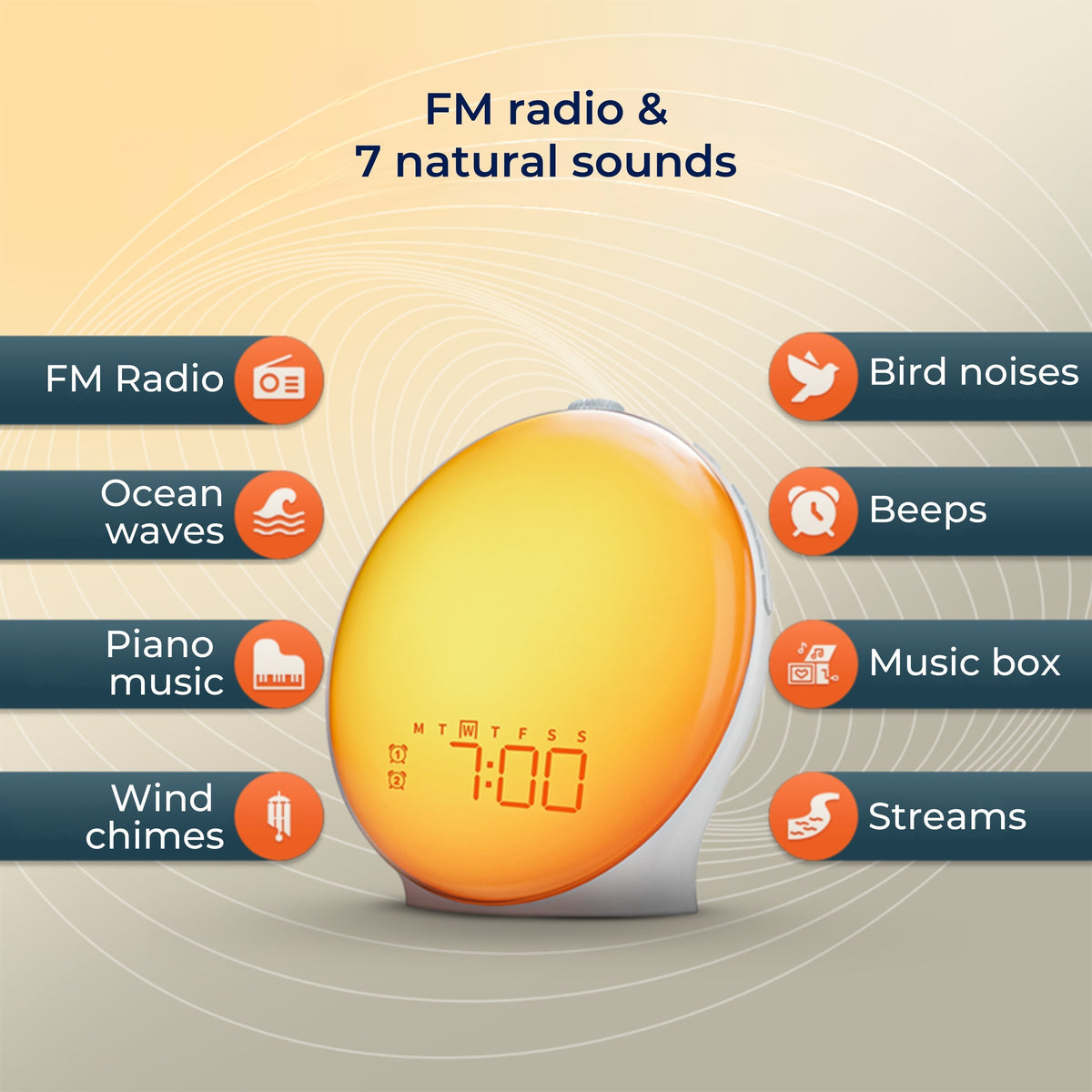 LumiRise | Alarm clock with sunrise function