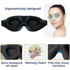 LumiShade Darkening Sleeping Mask | Light Blocking Comfort - for Shift Workers - Travelers - Light Sensitive Sleepers