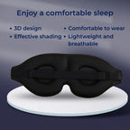 LumiShade Darkening Sleeping Mask | Light Blocking Comfort - for Shift Workers - Travelers - Light Sensitive Sleepers