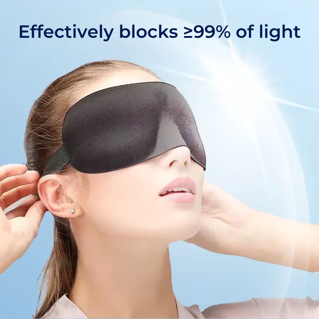 LumiShade Darkening Sleeping Mask | Light Blocking Comfort - for Shift Workers - Travelers - Light Sensitive Sleepers