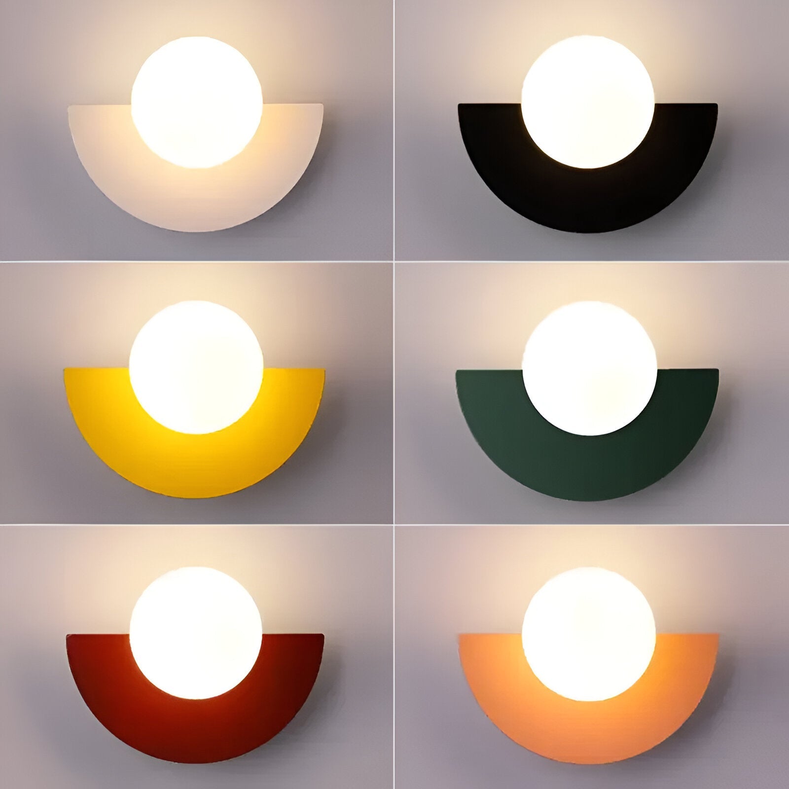 LumiSphere Light - Modern Wall Lights - Plug-in Wall Lights - Wall Light Sconces