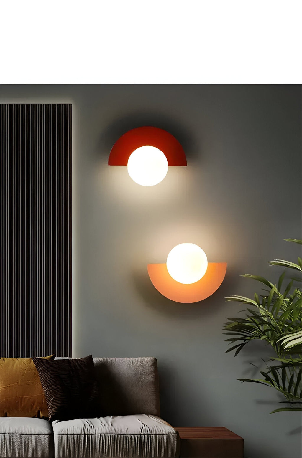 LumiSphere Light - Modern Wall Lights - Plug-in Wall Lights - Wall Light Sconces