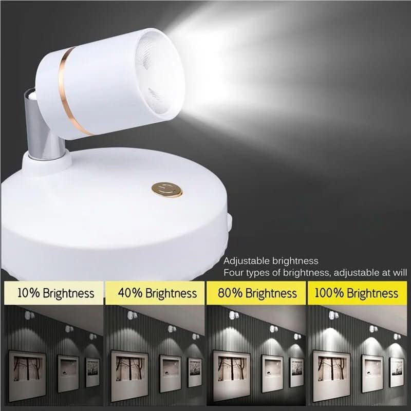 Wireless LED spotlight with remote control