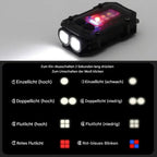 Magnetic LED Flashlight with Carry Holder – Hands-free Work Light for Outdoor and Repairs