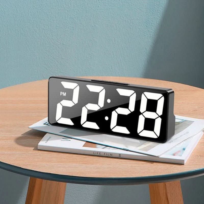 LED Digital Alarm Clock with Temperature Display