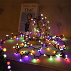 LED Outdoor String Lights with 8 Modes & Waterproof IP68 Design