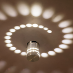 LuminBlast LED Wall Light – Colourful Spiral Cylinder Wall Lamp for Modern Indoor Lighting