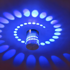 LuminBlast LED Wall Light – Colourful Spiral Cylinder Wall Lamp for Modern Indoor Lighting