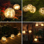 LuminaraBeam Solar Garden Ball Lamp Elegant Design