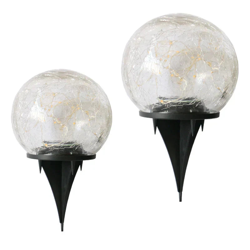 LuminaraBeam Solar Garden Ball Lamp Elegant Design